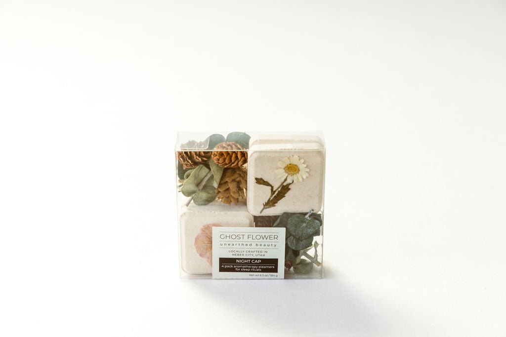Shower Steamers- With All Natural Aromatherapy Essential Oils. -NIGHT CAP. - Ghost Flower Beauty